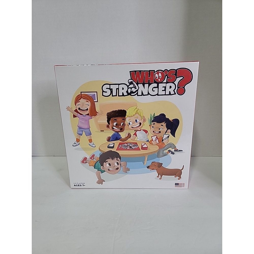 Who's Stronger? A Family Fun‎ Party Game Of Exercises And Challenges Kids/Adults